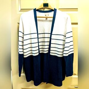 Chico's Open Front Cardigan Sweater - size large